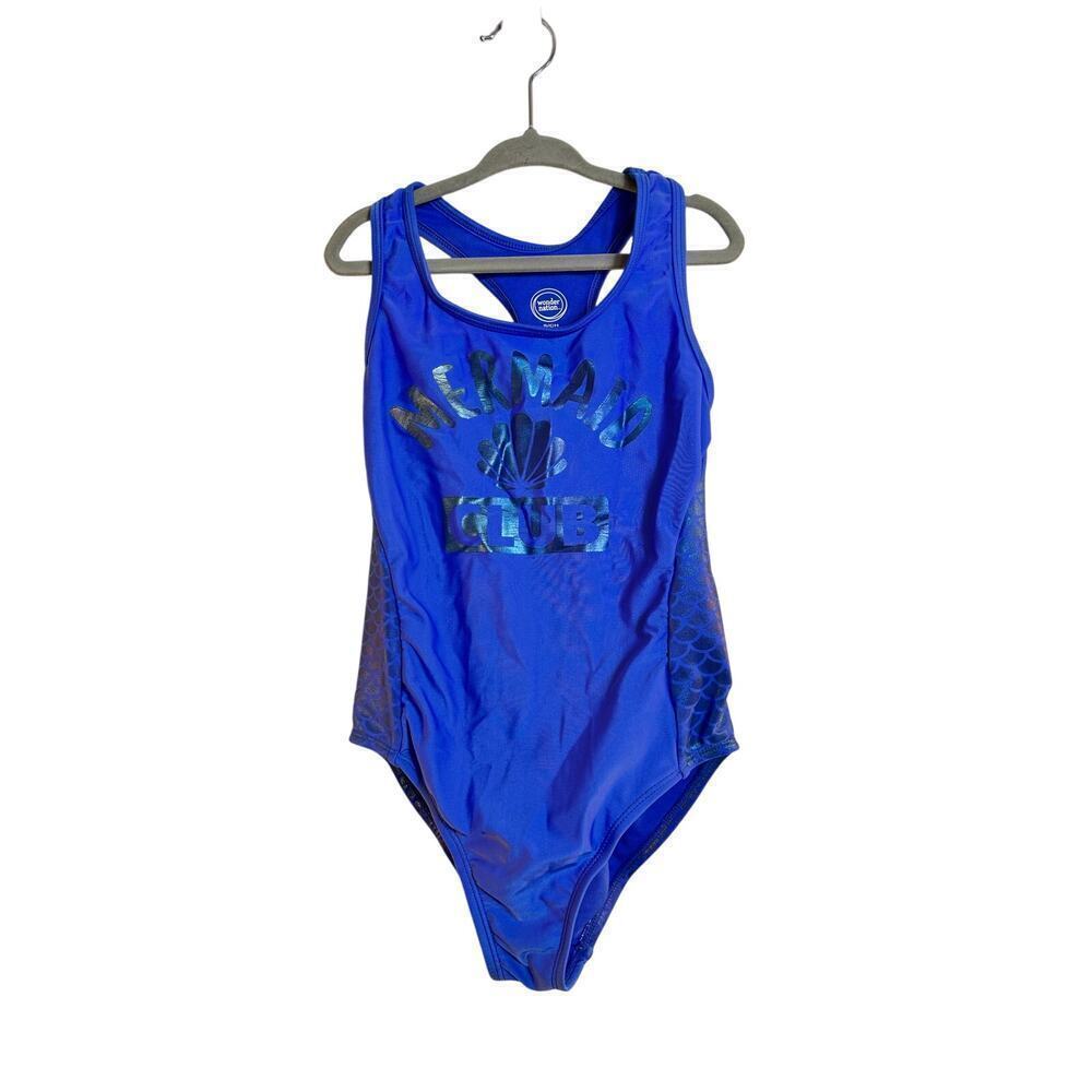WONDER NATION Girl’s Racerback One Piece Swimsuit / Size: Small 6-6X
